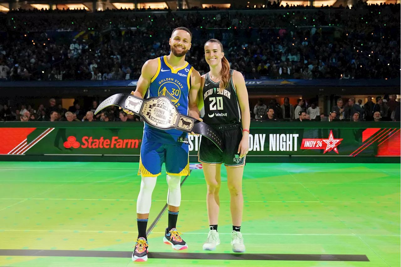 NBA: Stephen Curry-Sabrina Ionescu 3-point rematch off