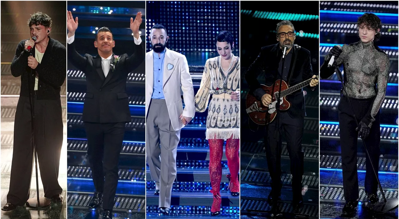 Sanremo 2025, la classifica della terza serata: Coma Cose, Brunori Sas, Irama, Olly e Gabbani sono i più votat