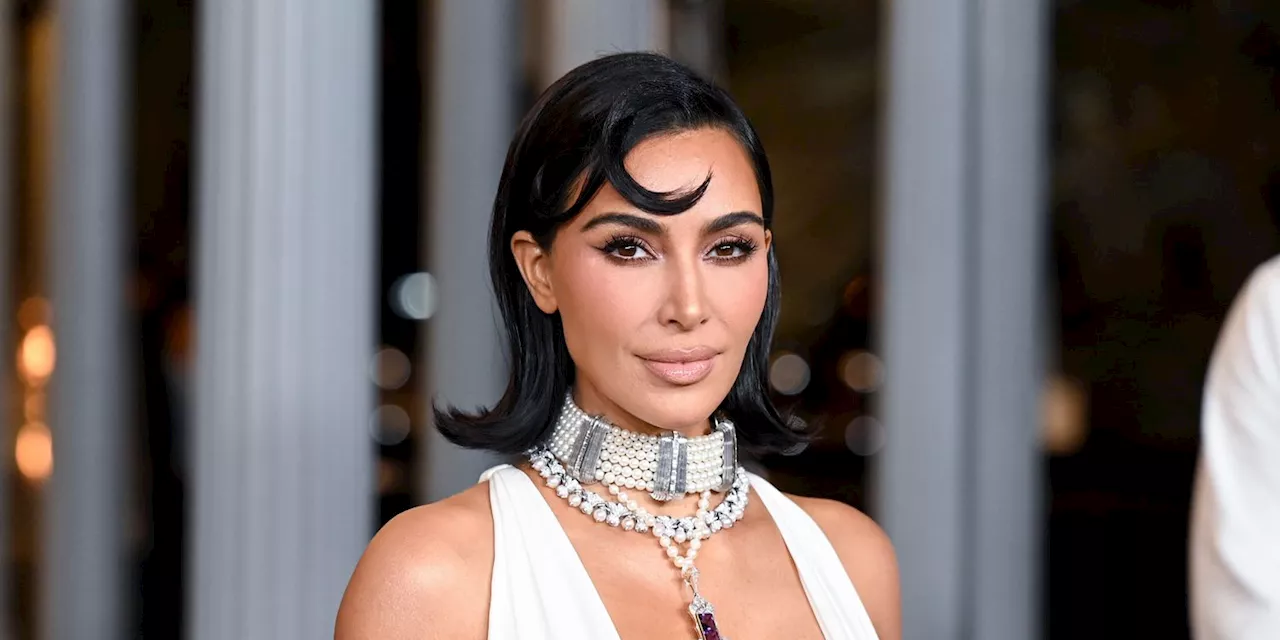 Kim Kardashian's 2025 Grammys Corset Dress Proves Painfully Fashionable