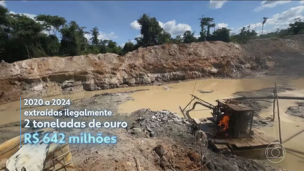 Barragem de Garimpo Ilegal Cede e Polui Rios no Amapá