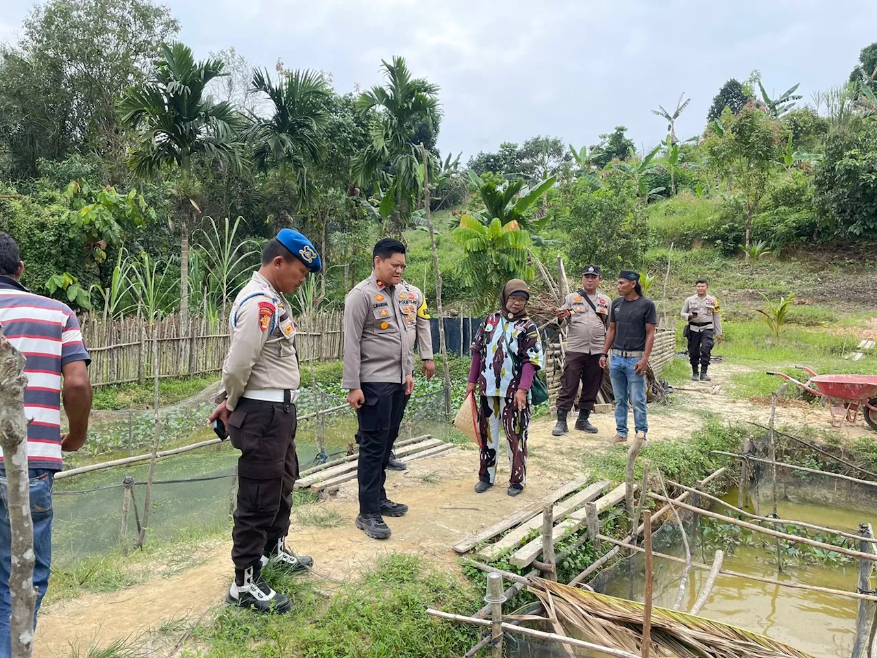 Polsek Minas dan Masyarakat Tanam Jagung untuk Ketahanan Pangan