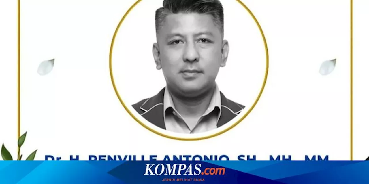 Bendahara Umum Partai Demokrat, Renville Antonio, Meninggal Akibat Kecelakaan