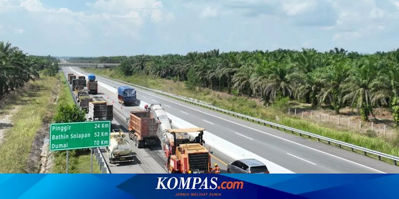 Jelang Mudik Lebaran 2025, Pemeliharaan Tol Trans-Sumatera Dikebut