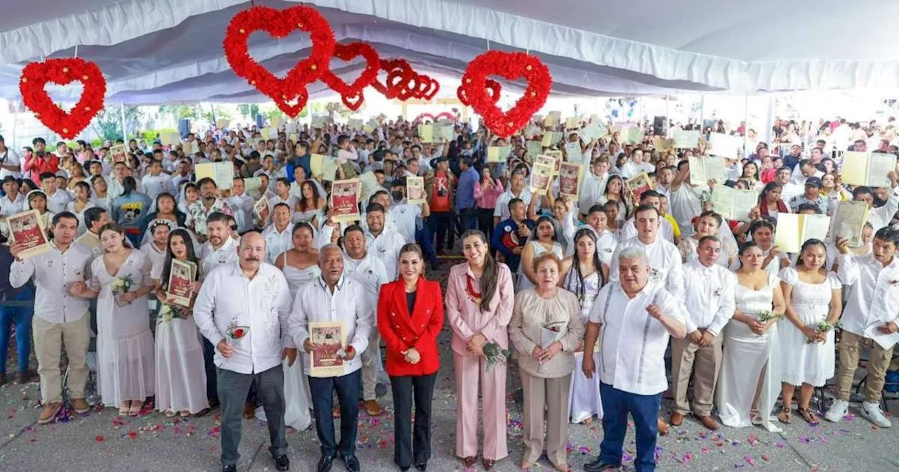 Evelyn Salgado preside bodas colectivas 2025 ‘Nos Casamos’