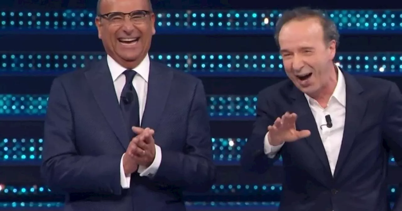 Sanremo 2025, la diretta. Battutacce su Meloni e Musk, Roberto Benigni oltre l'imbarazzo