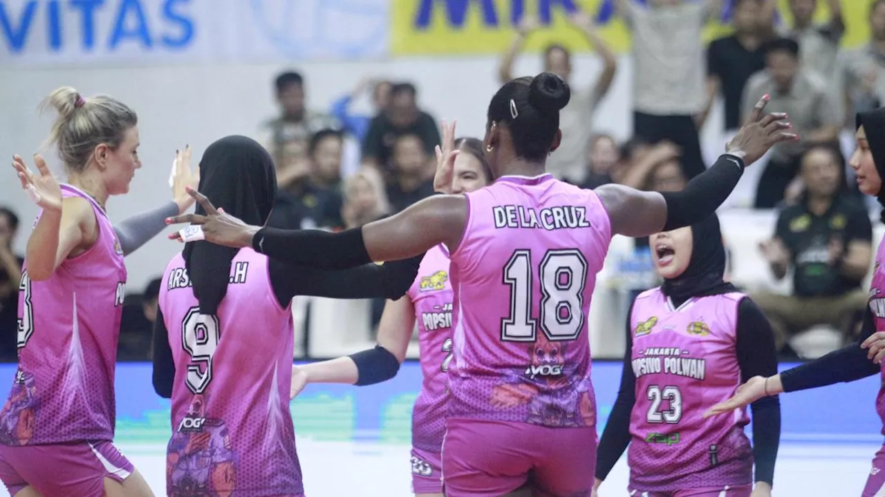 Jakarta Popsivo Polwan Tetap Tak terkalahkan di PLN Mobile Proliga 2025