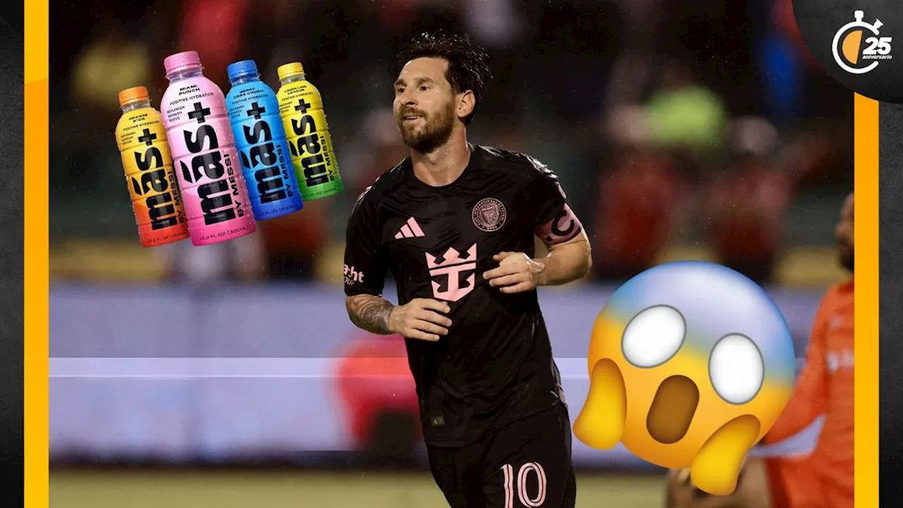 Lionel Messi lanza 'Más+ by Messi', una nueva línea de bebidas para revolucionar la hidratación deportiva