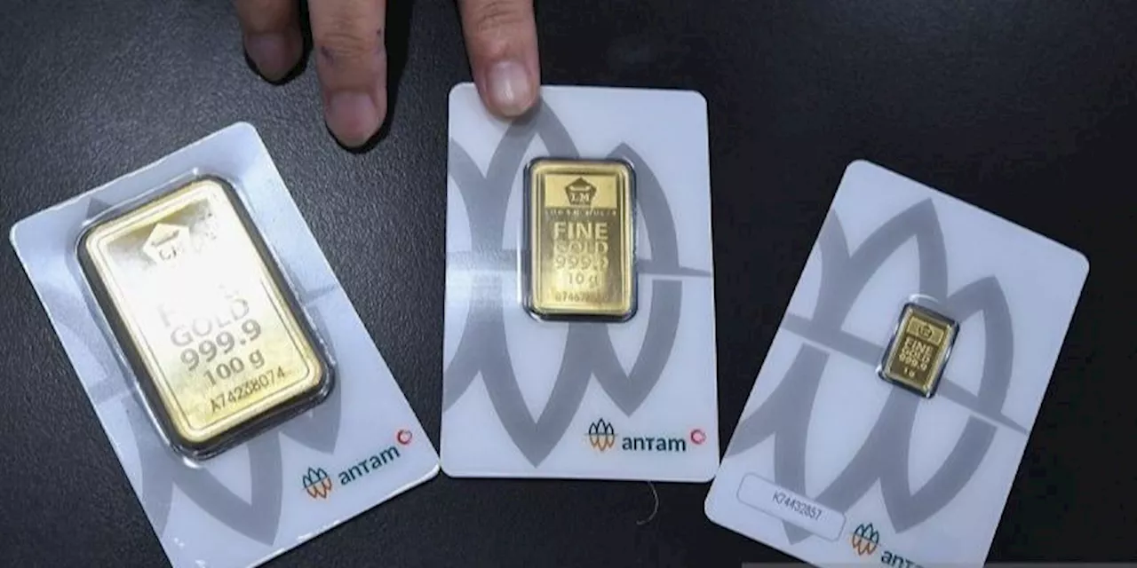 Harga Emas Antam Naik Rp9.000 Per Gram