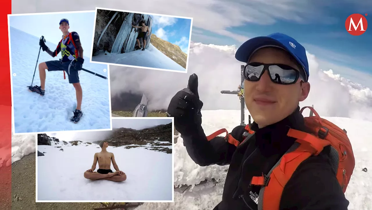 David Villarreal, el joven que vivió 31 días en la cima del Pico de Orizaba, muere en el volcán