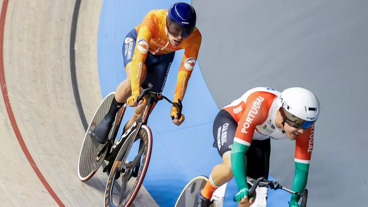 Hoppezak wint zilver op scratch tijdens EK baanwielrennen, Lavreysen naar halve finales sprint