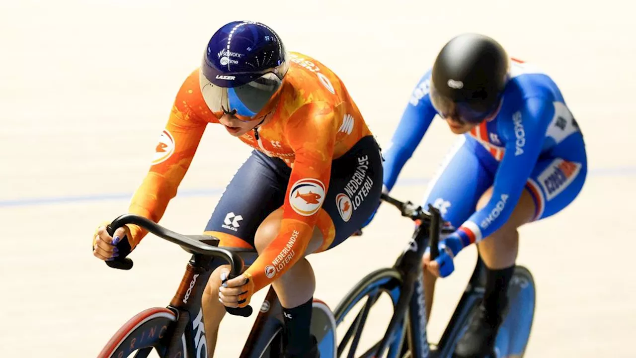 Wiebes kans op EK-medaille omnium, Lavreysen en Van Loon naar kwartfinales sprint