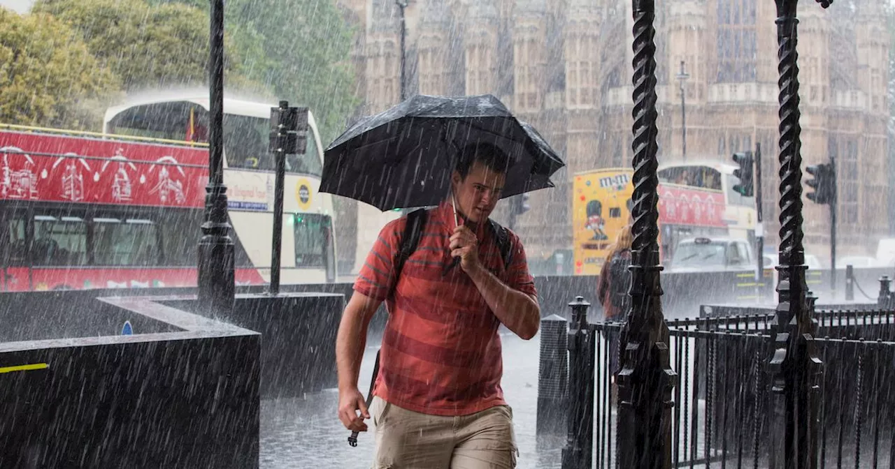 Massive 647-Mile Rain Front to Bring Heavy Downpours and Windy Weather to UK