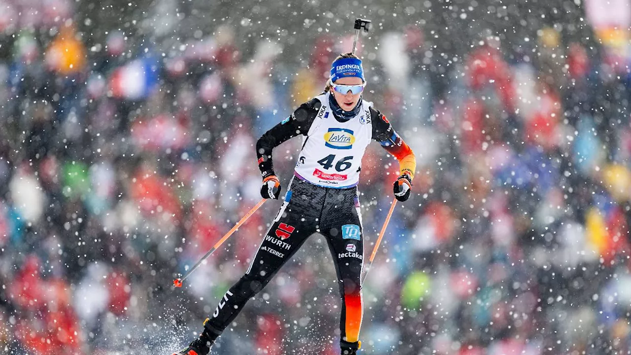 Franziska Preuß holt nach langer Zeit wieder WM-Silber im Sprint