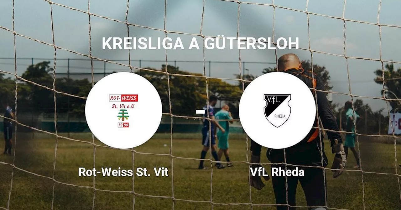 VfL Rheda verliert gegen Rot-Weiss St. Vit