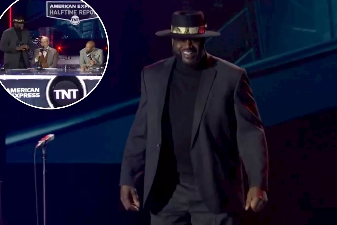 Shaquille O'Neal Drops F-Bombs on 'Inside the NBA' During Live Broadcast