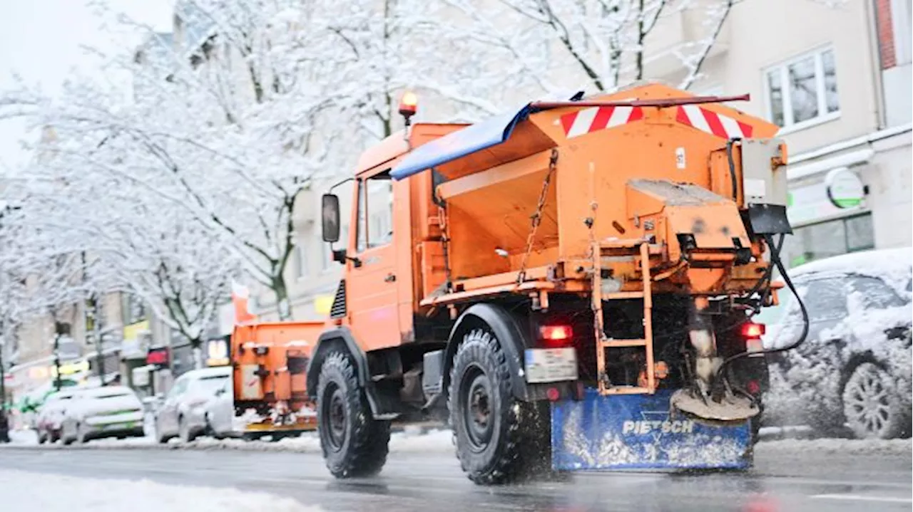 Glatte Straßen in Berlin und Brandenburg nach Neuschnee