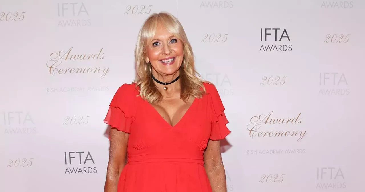 Miriam O'Callaghan stuns in red dress from Dunnes Stores at IFTAs