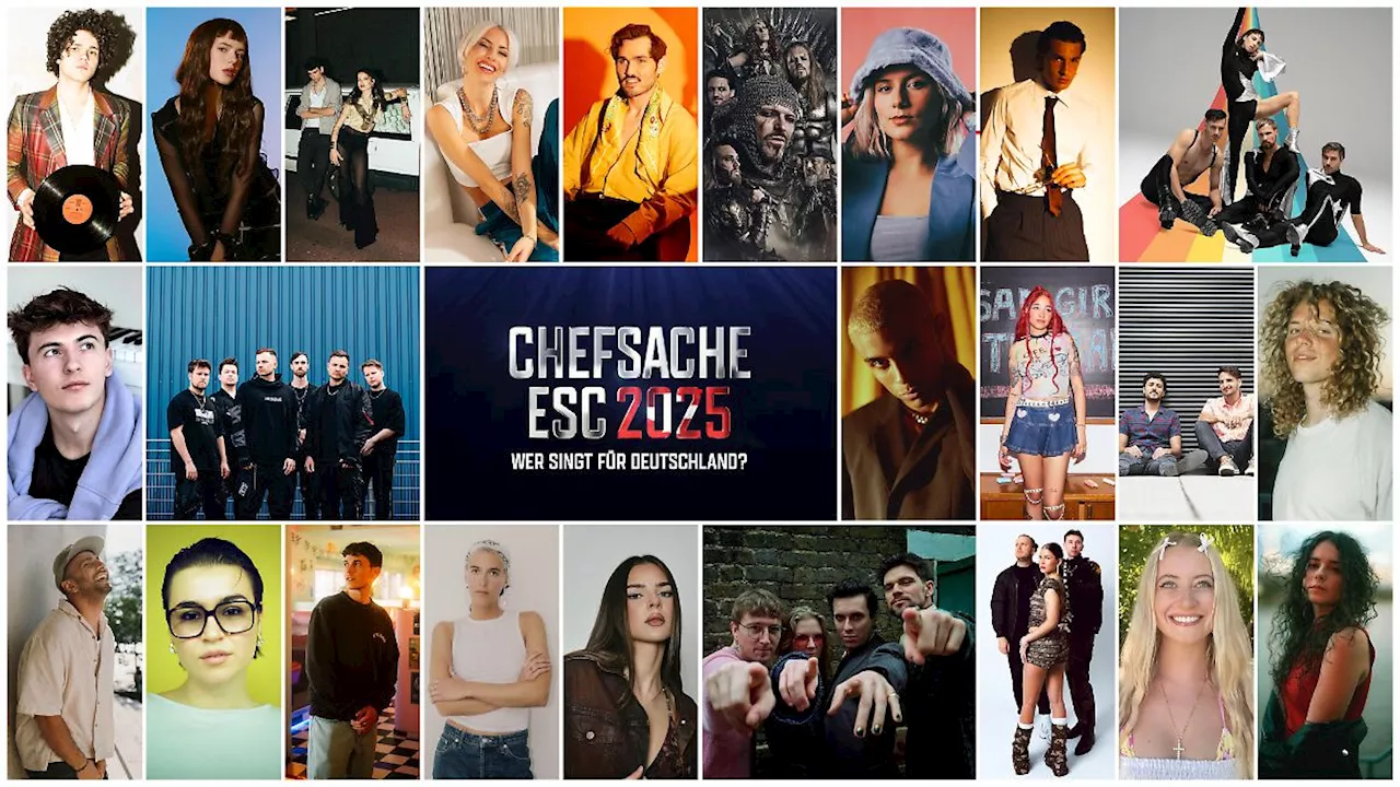 24 Acts treten beim Chefsache ESC an