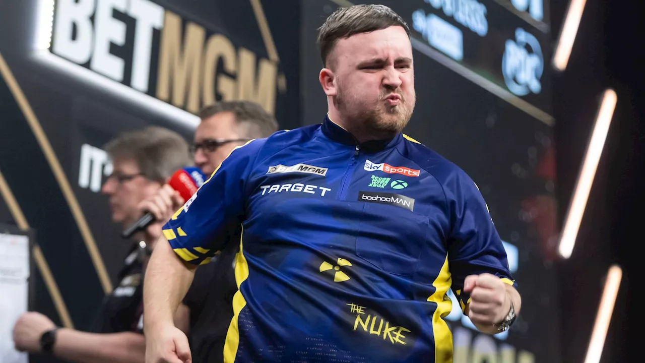 Luke Littler defeats Luke Humphries to win Premier League night in Glasgow