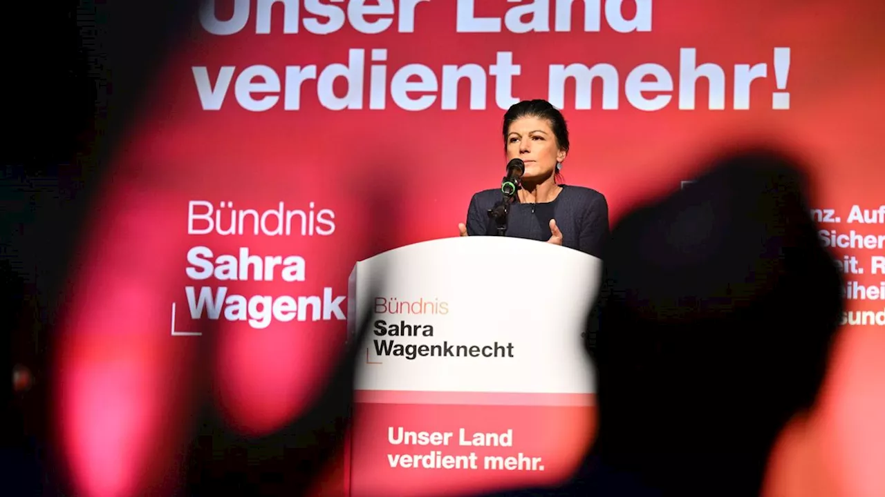 Sahra Wagenknecht kämpft um das politische Überleben des BSW