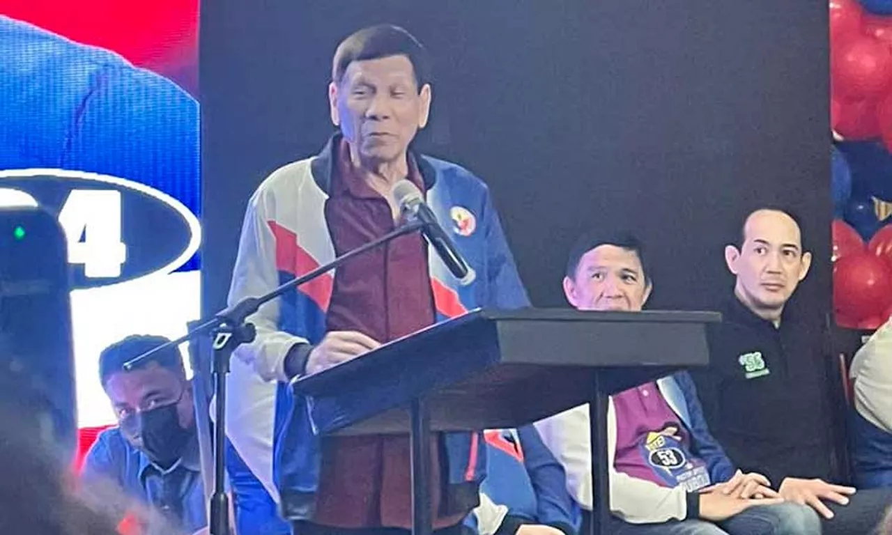 Duterte Again Accuses Marcos Jr. of Drug Use