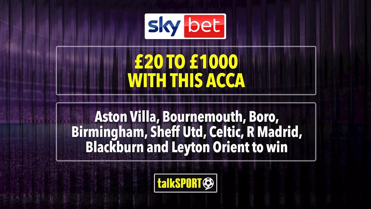 Weekend Football Accumulator Tips: Can You Turn £20 into £1000?