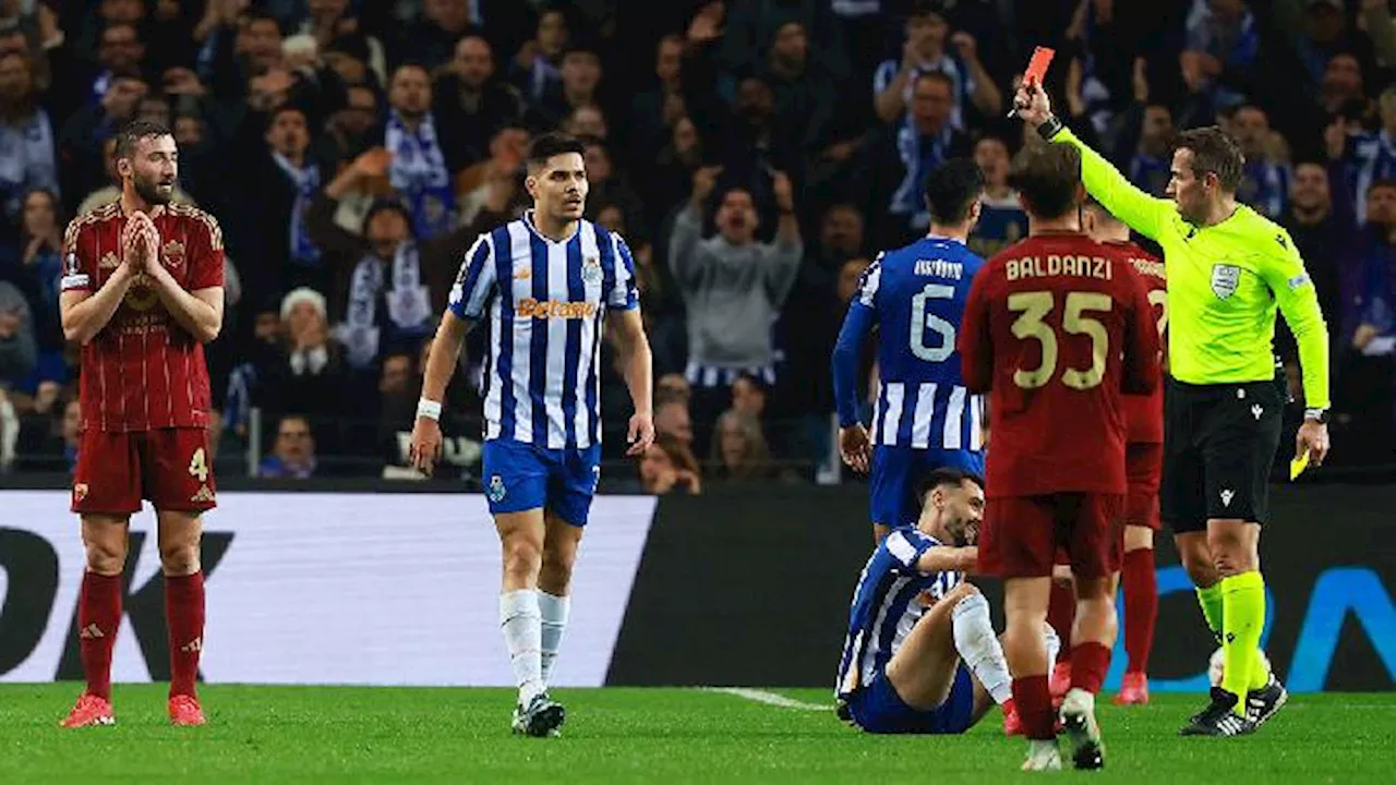 Cristante Diusi, Porto dan Roma Imbang 1-1 di Leg Pertama Liga Europa