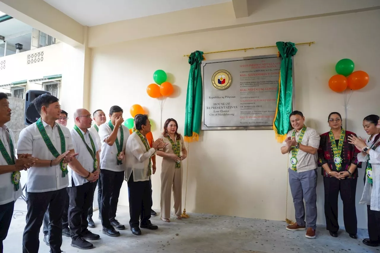 New Classroom Building Inaugurated at Senate President Neptali A. Gonzales Integrated School