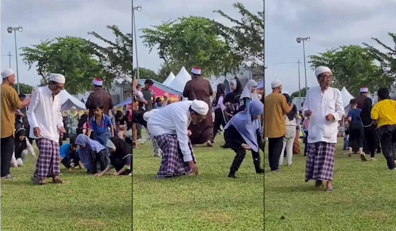 – Gelagat Atuk Kutip Gula Dalam Acara Sukaneka Bikin Ramai Terhibur