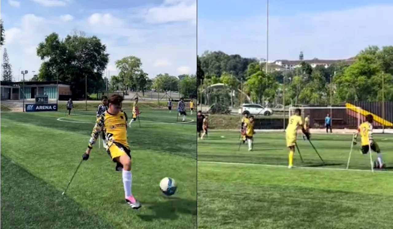 Malaysian Athletes with Disabilities Inspire With Soccer Skills and Paralympic Triumph