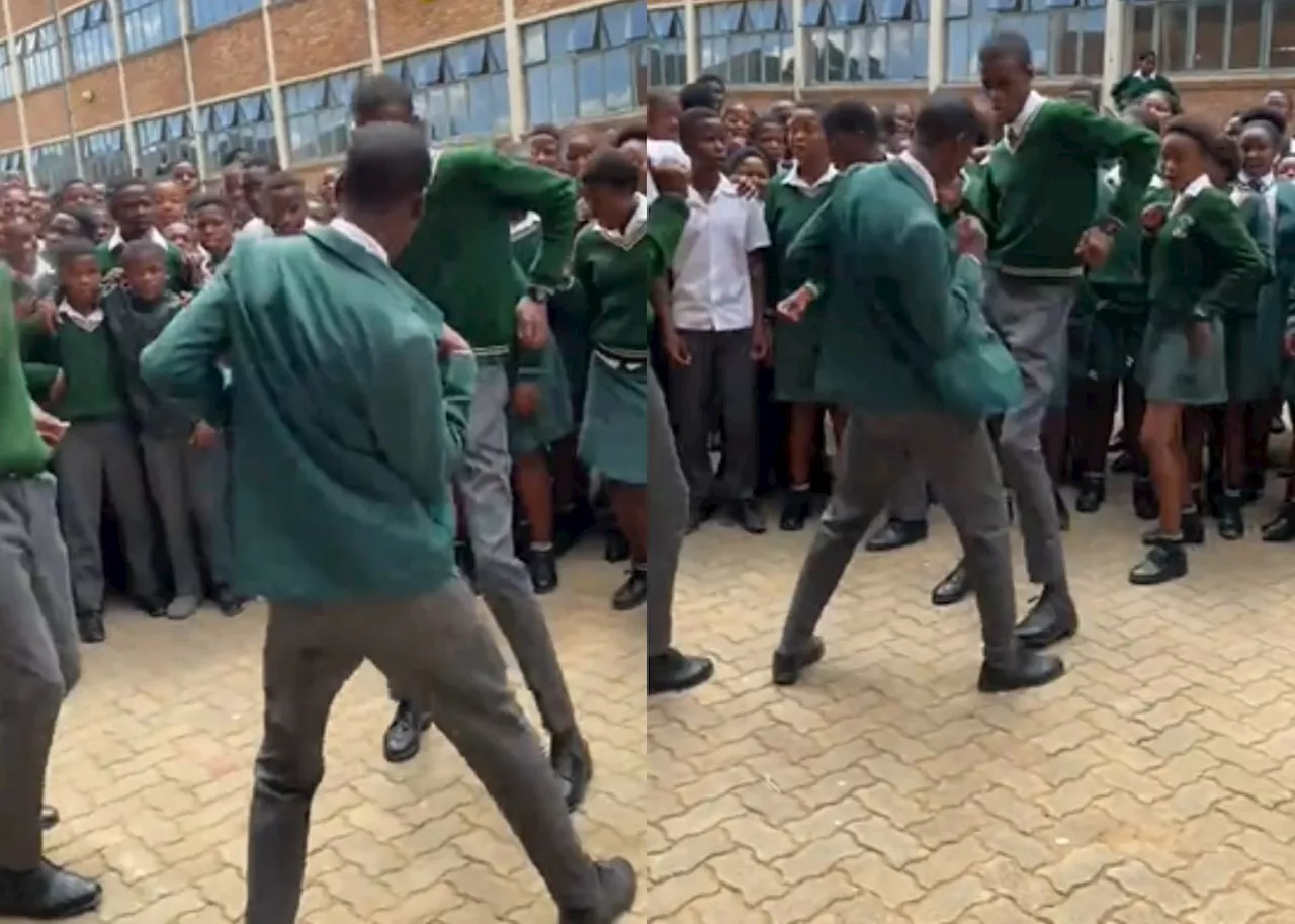 EISH WENA: Learners form a circle, show off dance moves at school [Video]