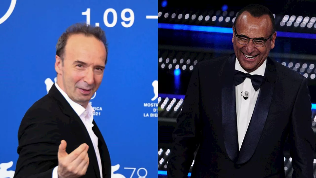 Sanremo 2023, la terza serata si apre con Roberto Benigni e i duetti