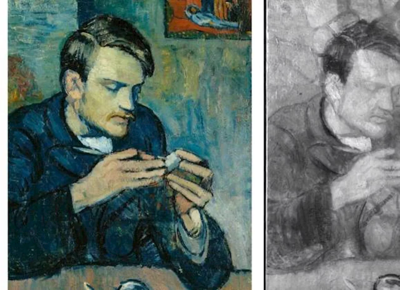 Descubren un retrato inédito de Picasso con rayos X: Estaba oculto bajo una de sus pinturas