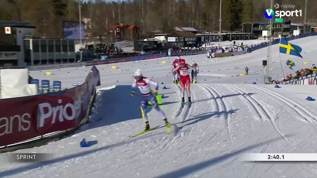 Klæbo vant sprintprøve til VM, Skistad og Svahn i duell