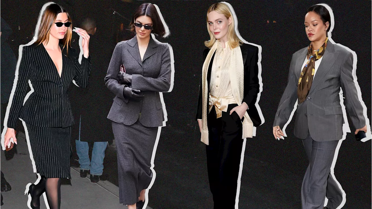 A-List Celebrities Put a Modern Twist on Classic Winter Suits