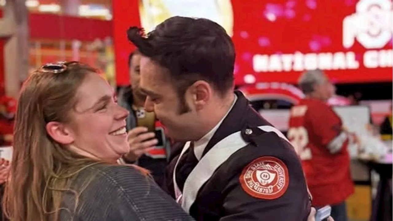 Ohio State Band Member Proposes to Girlfriend After Championship Win