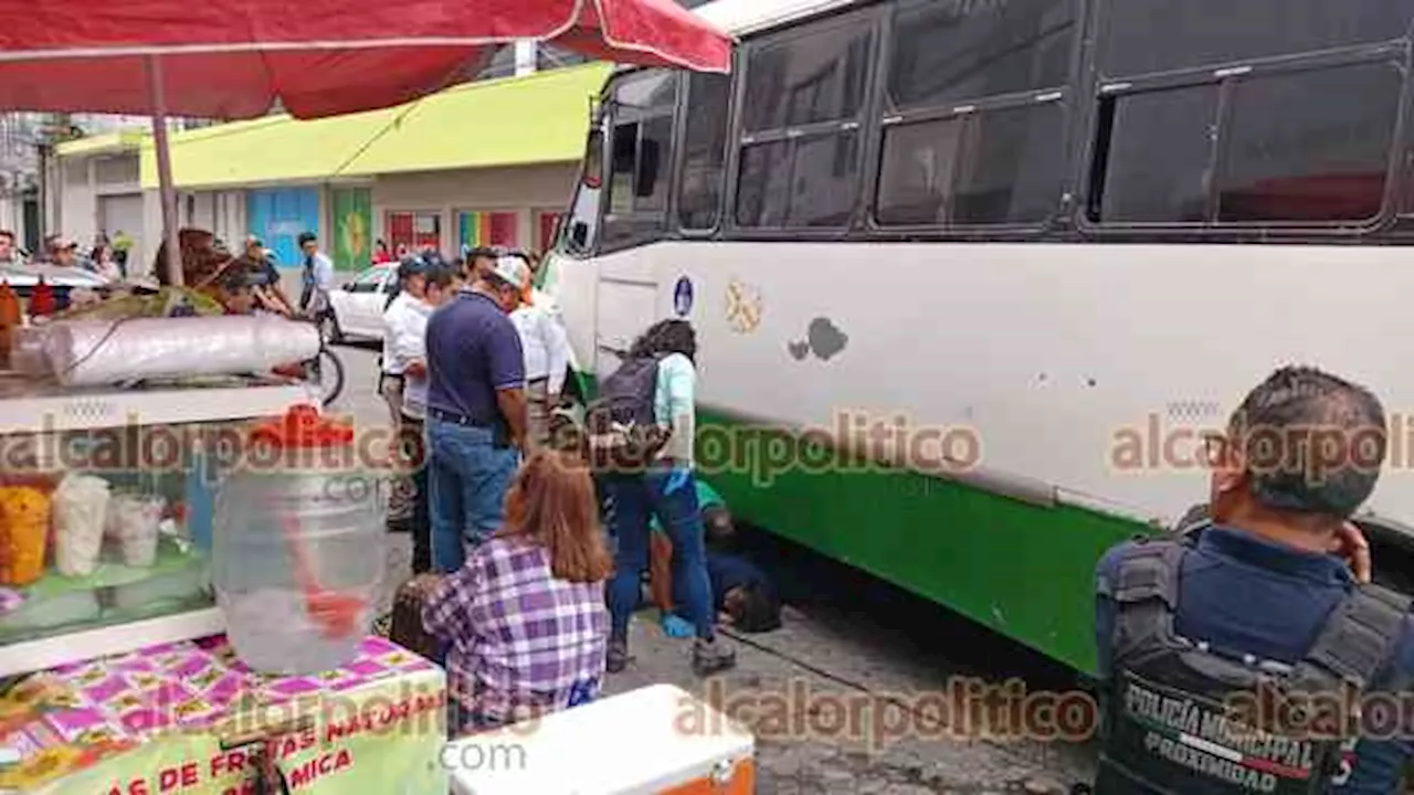 Mujer de 64 años atropellada por autobús en Martínez de la Torre