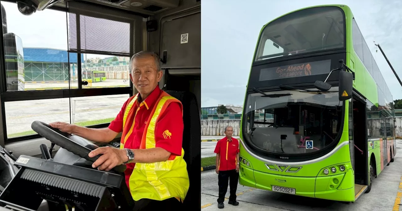 Singapore Bus Captain, 74, Retires After 46 Years on the Job