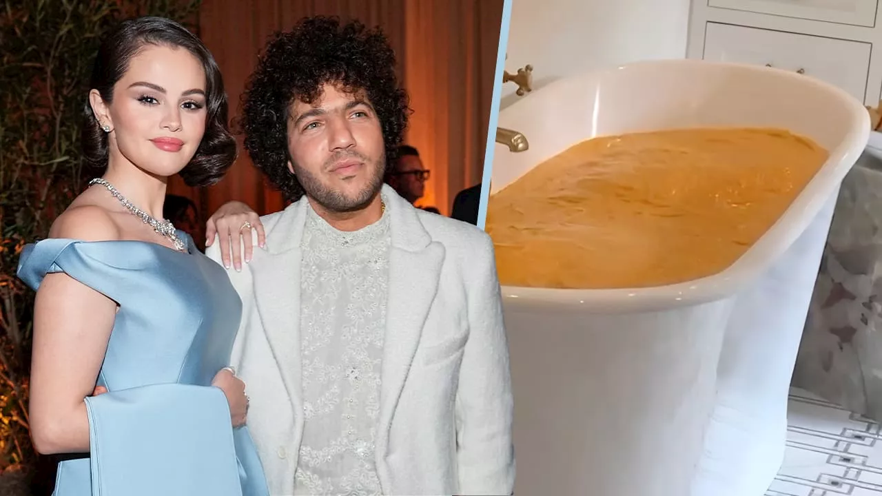 Benny Blanco überrascht Selena Gomez mit Käse-Badewanne zum Valentinstag