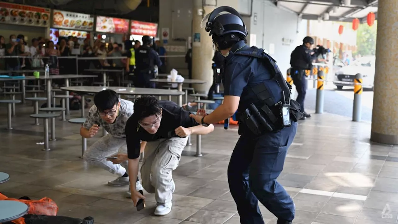 'I'm always prepared': Hawkers join counterterrorism exercise in heartland food centre