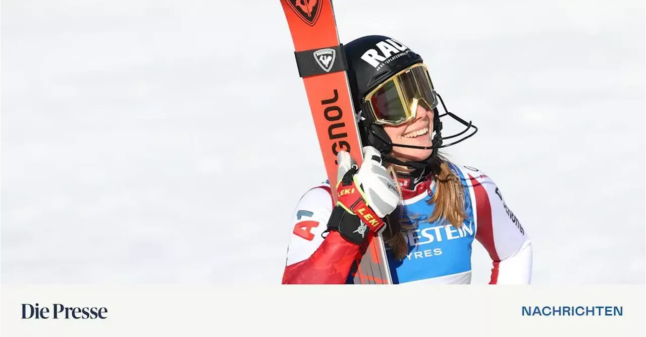 Katharina Liensberger rettet Slalom-Bronze