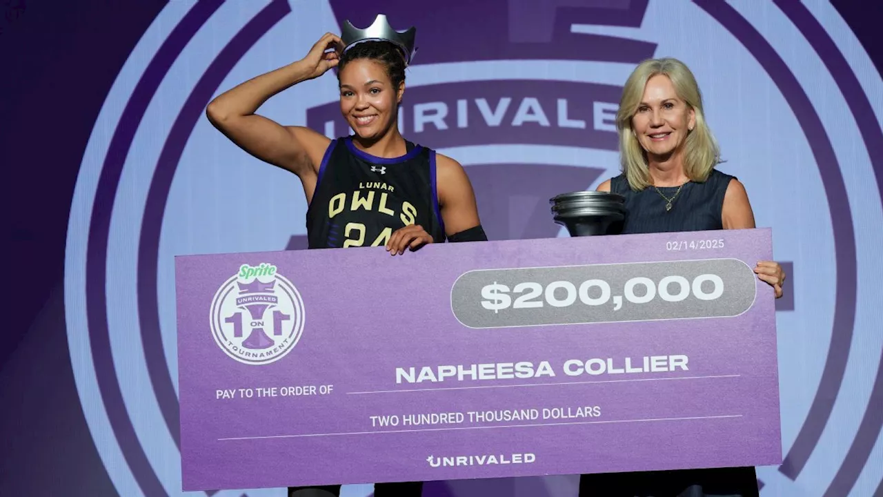Napheesa Collier Becomes Unrivaled's First 1-on-1 Champion, Wins $1 Million