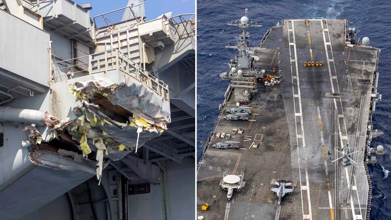 USS Harry S. Truman Collides with Merchant Vessel near Egypt