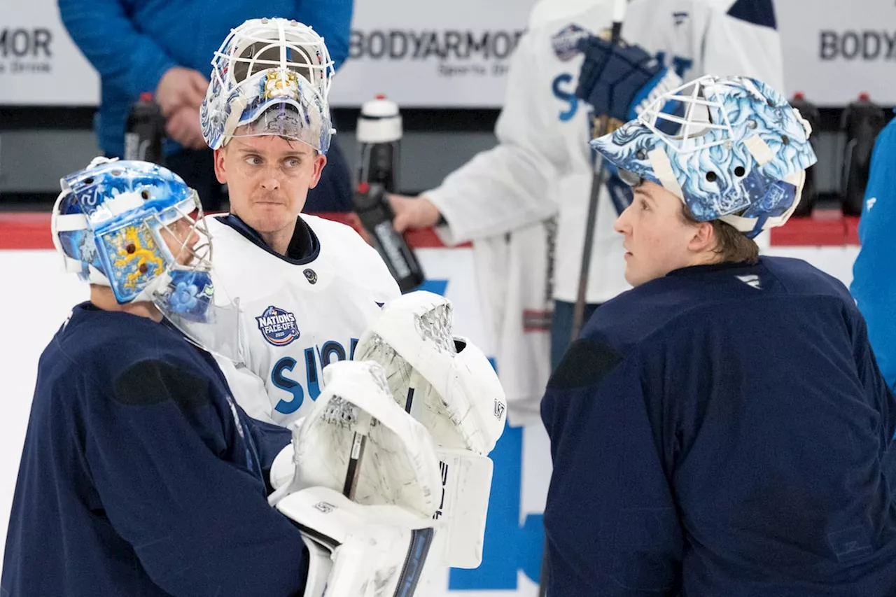 Lankinen to replace Saros in goal for Finland at the 4 Nations Face-Off against Sweden