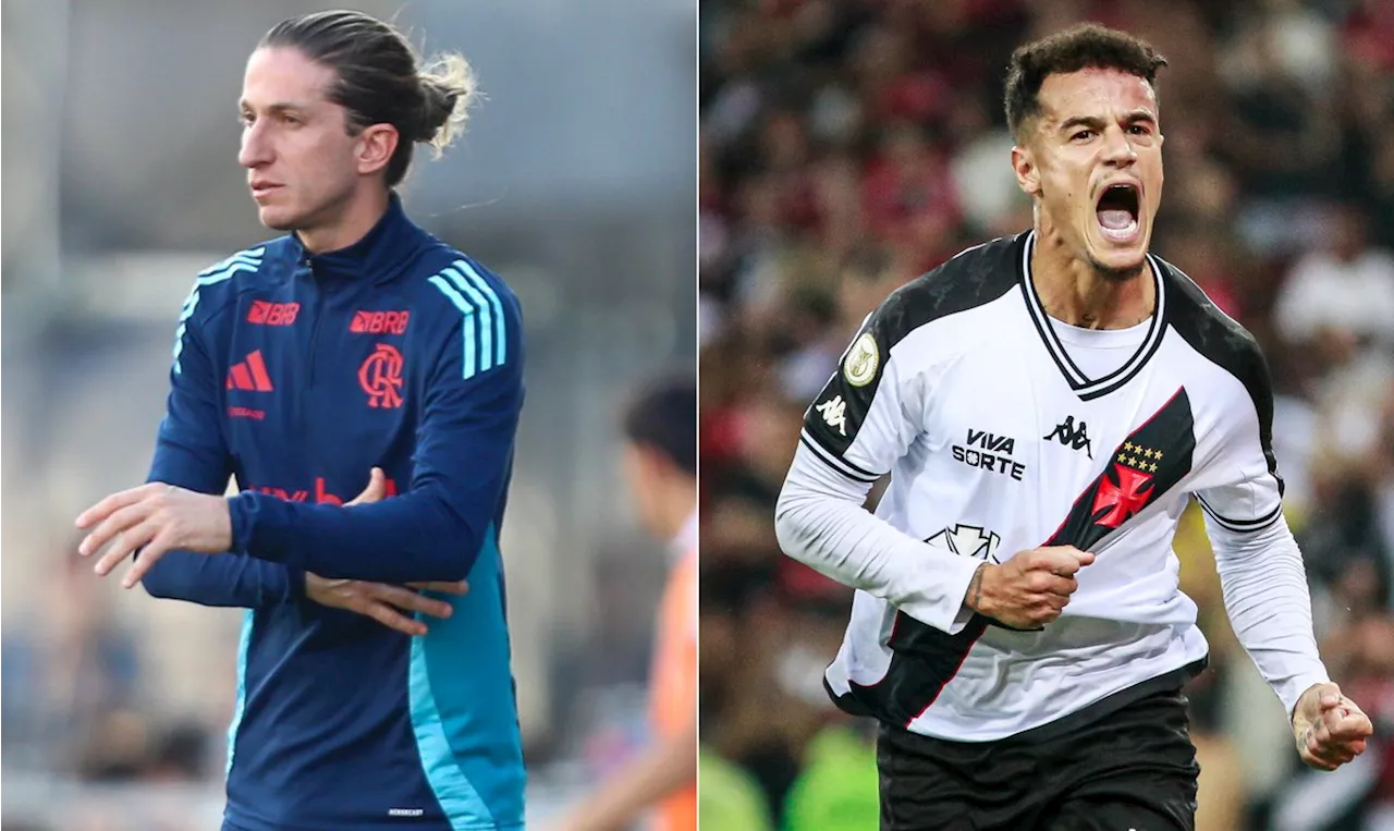 Clássico dos Milhões: Filipe Luís e Coutinho se enfrentam em Rio de Janeiro