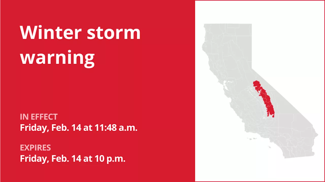 Yosemite Under Winter Storm Warning, Safety Tips Issued