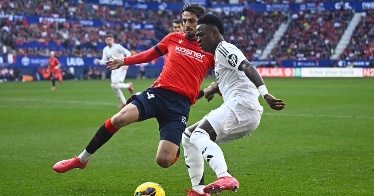 Real Madrid Draw with Osasuna, Extend Winless Streak