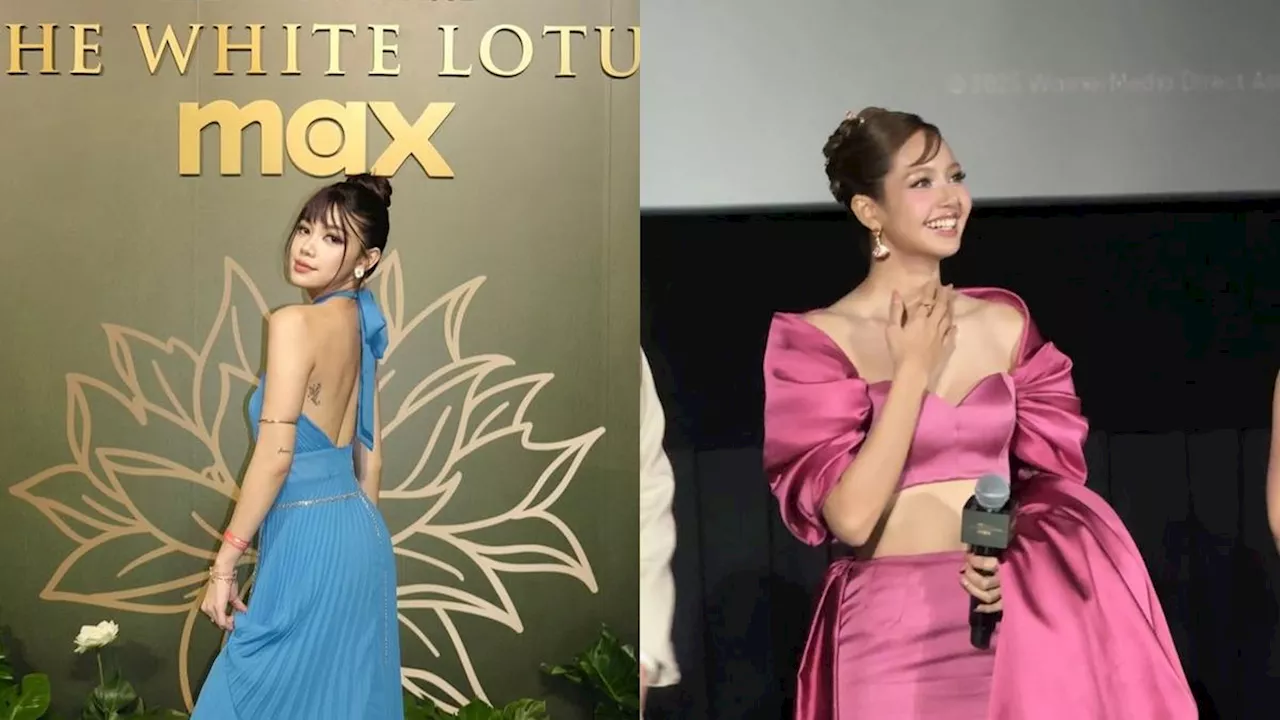 7 Potret Regina Phoenix di Premiere‘ The White Lotus’, Nangis Papasan Lisa Blackpink