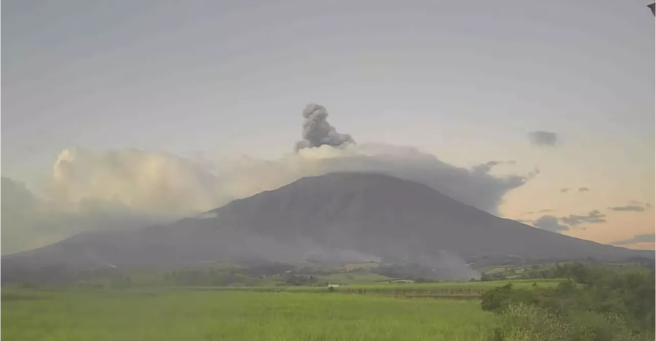 Kanlaon Volcano Erupts Again, Ashfall Reported in Negros Occidental