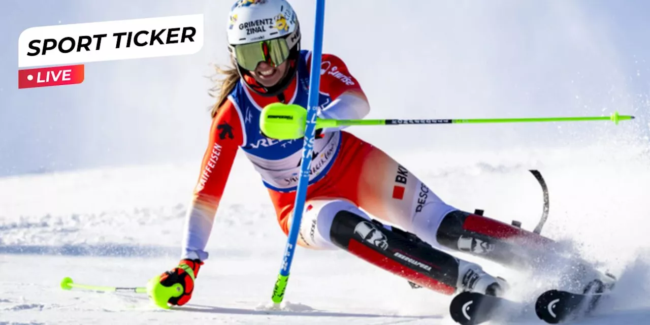 – Ticker: Camille Rast greift im Slalom nach Gold